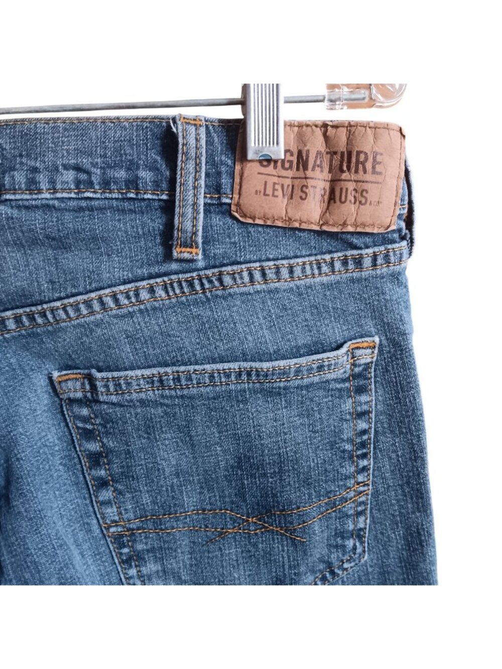 Levi Strauss Mens Bootcut Blue Jeans 32x32 Men's Jeans Signature W32 L32